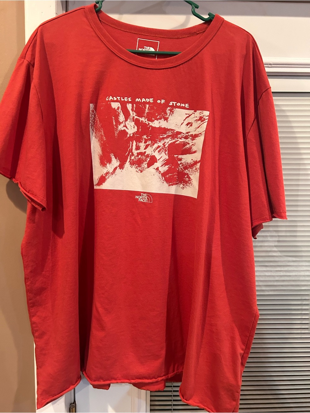The North Face Men's Red Graphic Short Sleeve Tee